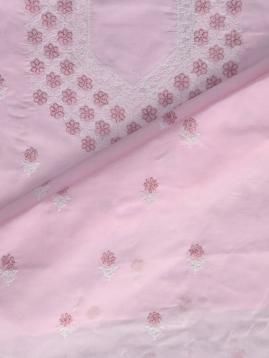 Embroidered Unstitched Dress Material
