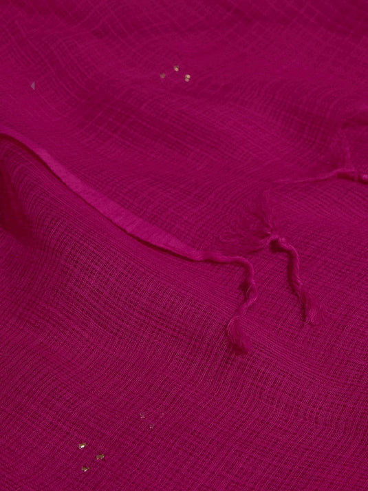 Geometric Block Printed Pure Silk Cotton Unstitched Dress Material