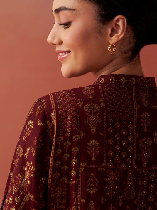 Printed Tunic With Trousers Co-Ords