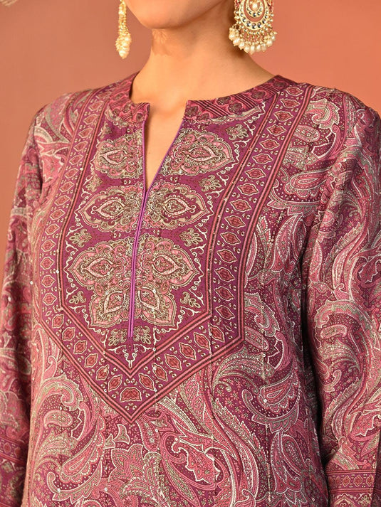 Ethnic Motifs Printed Tunic With Trouser