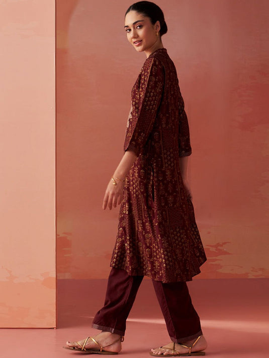 Printed Tunic With Trousers Co-Ords