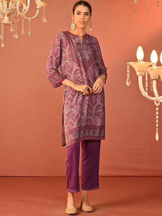 Ethnic Motifs Printed Tunic With Trouser