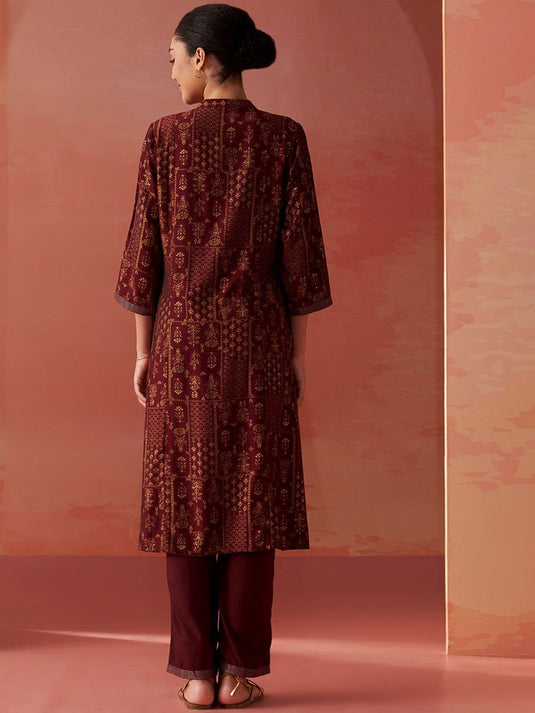 Printed Tunic With Trousers Co-Ords