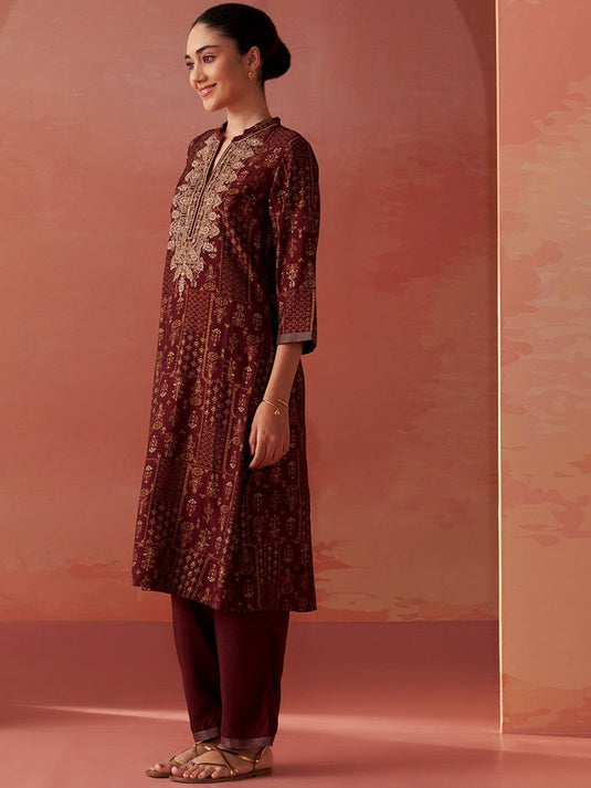 Printed Tunic With Trousers Co-Ords