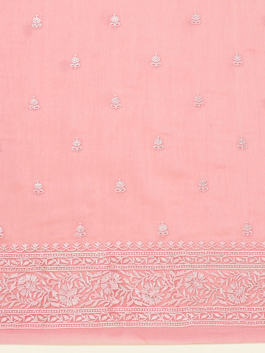 Ethnic Motifs Embroidered Unstitched Dress Material