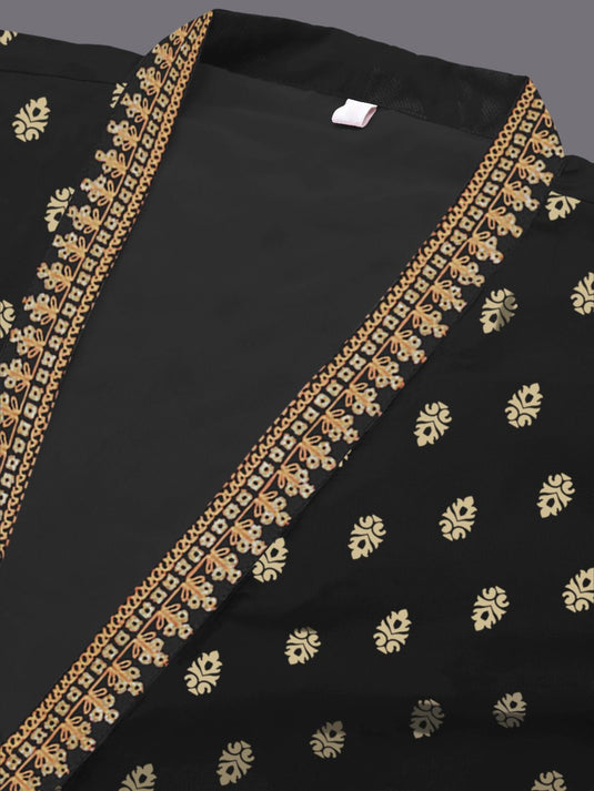 Women Floral Printed Top With Lehenga & Shrug