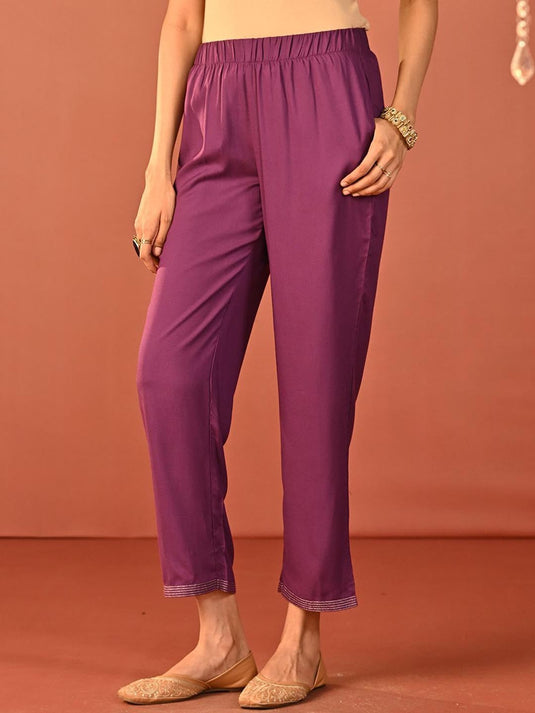 Ethnic Motifs Printed Tunic With Trouser