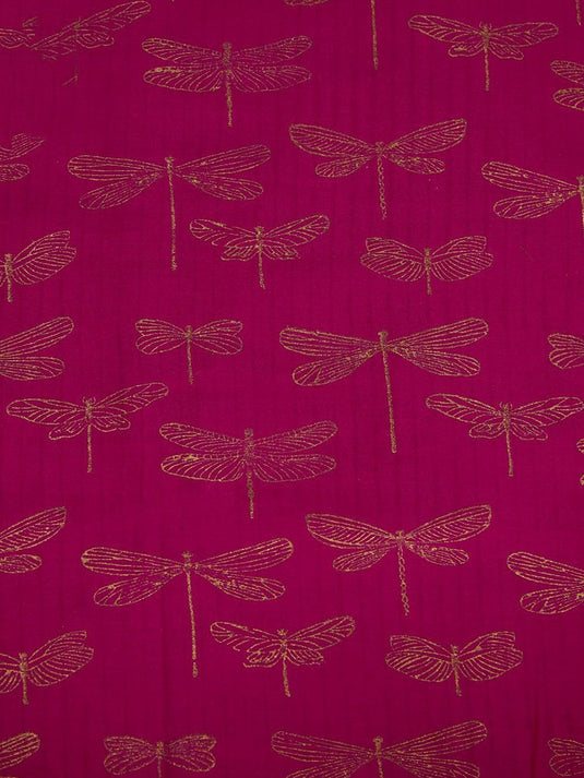 Geometric Block Printed Pure Silk Cotton Unstitched Dress Material